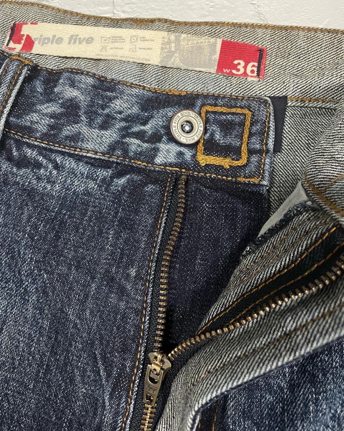 (36) 일본 빈티지 디테일 데님 진 상품이미지5