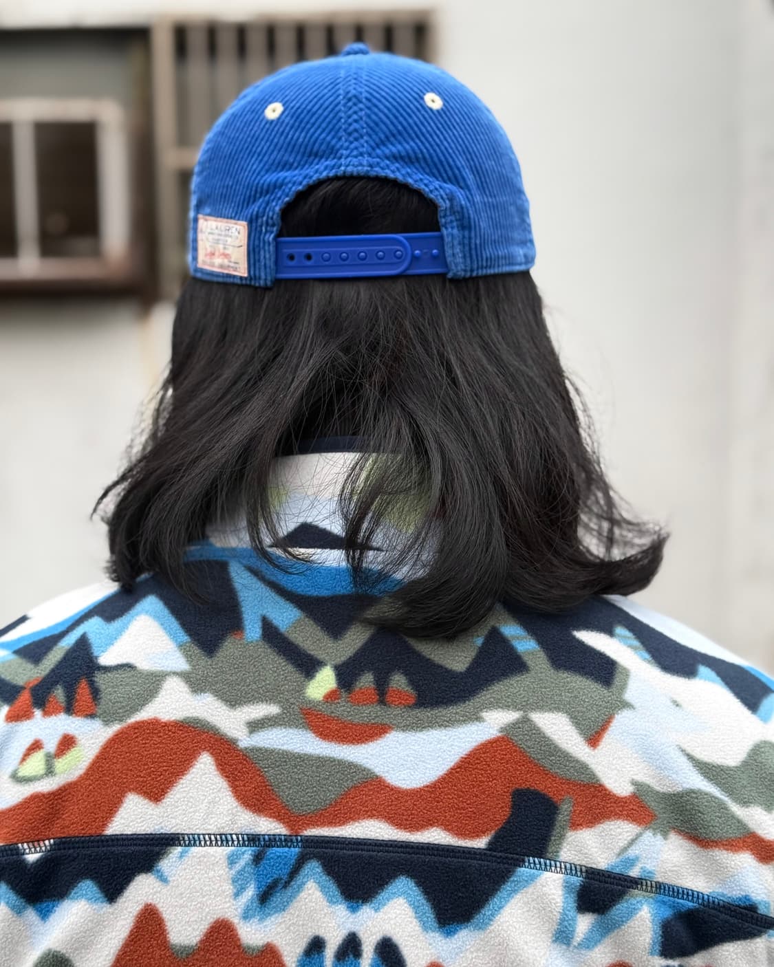 폴로 랄프로렌 셰닐 패치 코듀로이 볼캡 - 블루 OS 상품이미지10