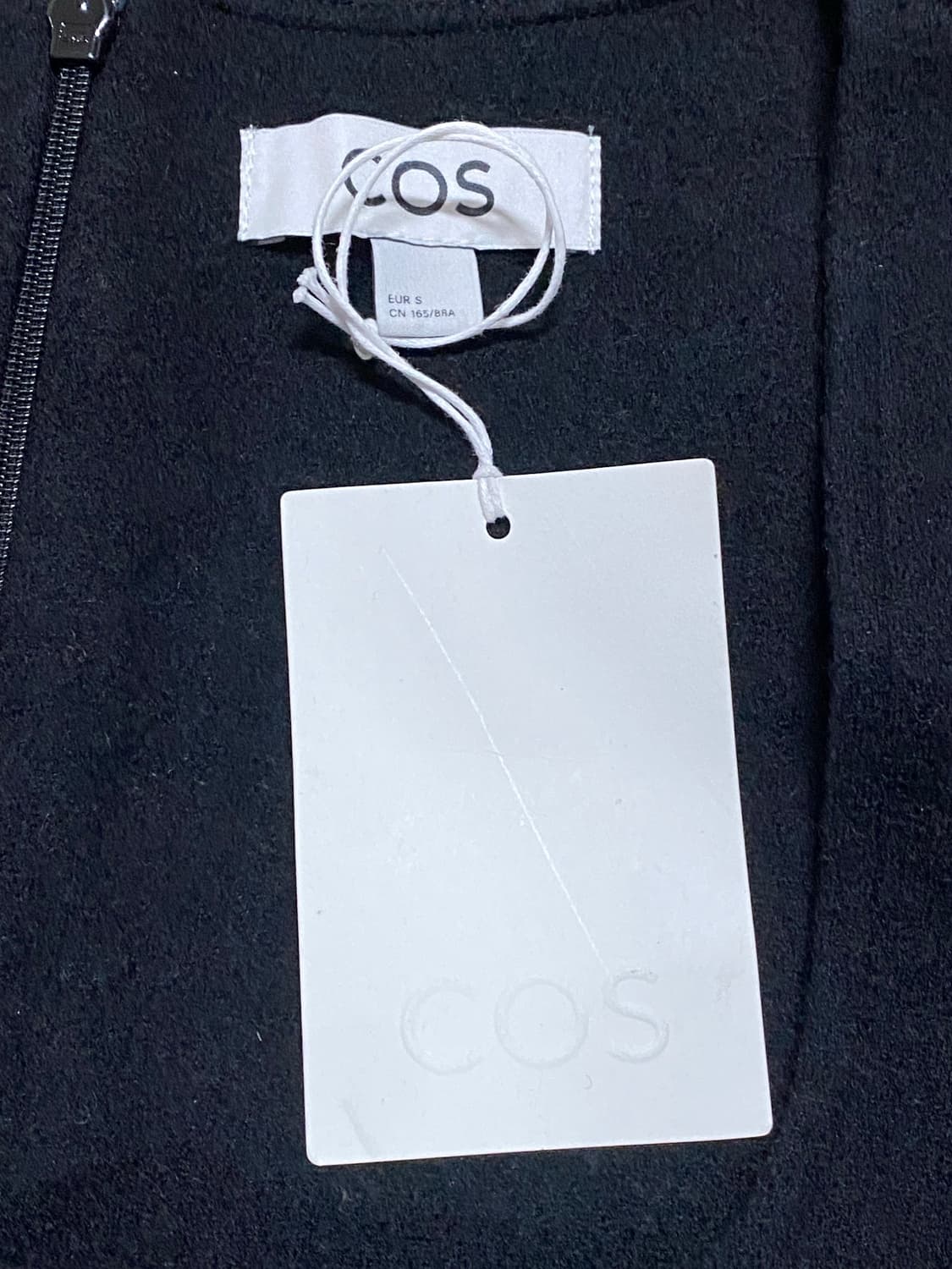 COS 코스 스퀘어넥 울 원피스 블랙 S 55 상품이미지4