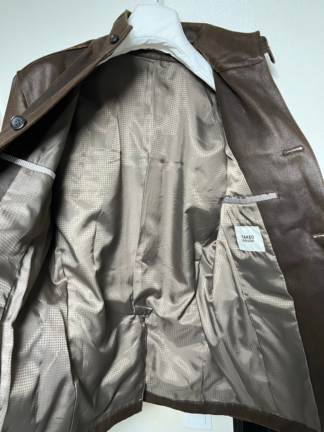 타케오 키쿠치 스탠드카라 블레이저 상품이미지6