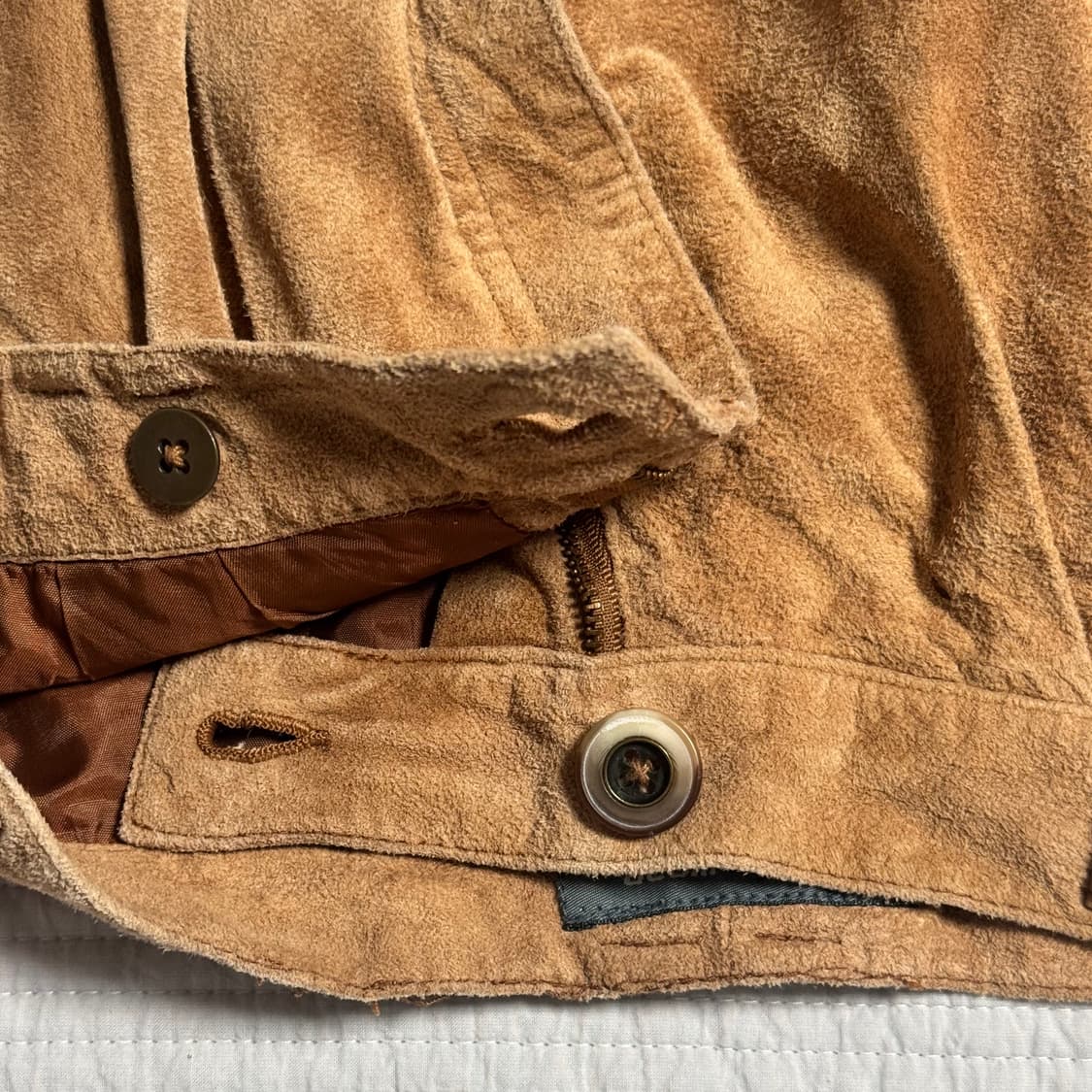 Japanese vintage suede shorts 상품이미지4