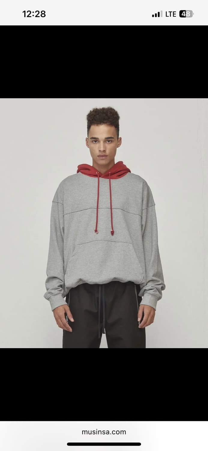 디프리크 콘트라스트 후디 상품이미지1