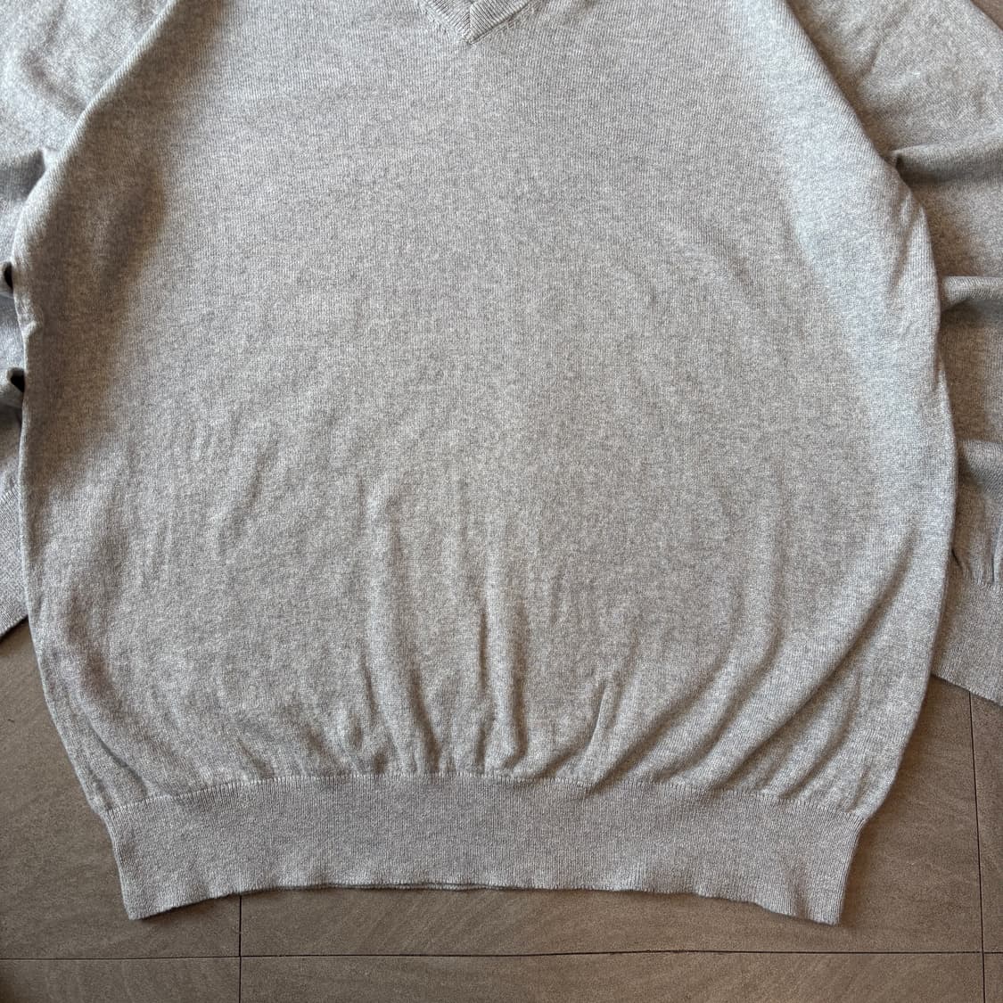 L.L.bean 정품 엘엘빈 그레이 코튼 니트 상품이미지4