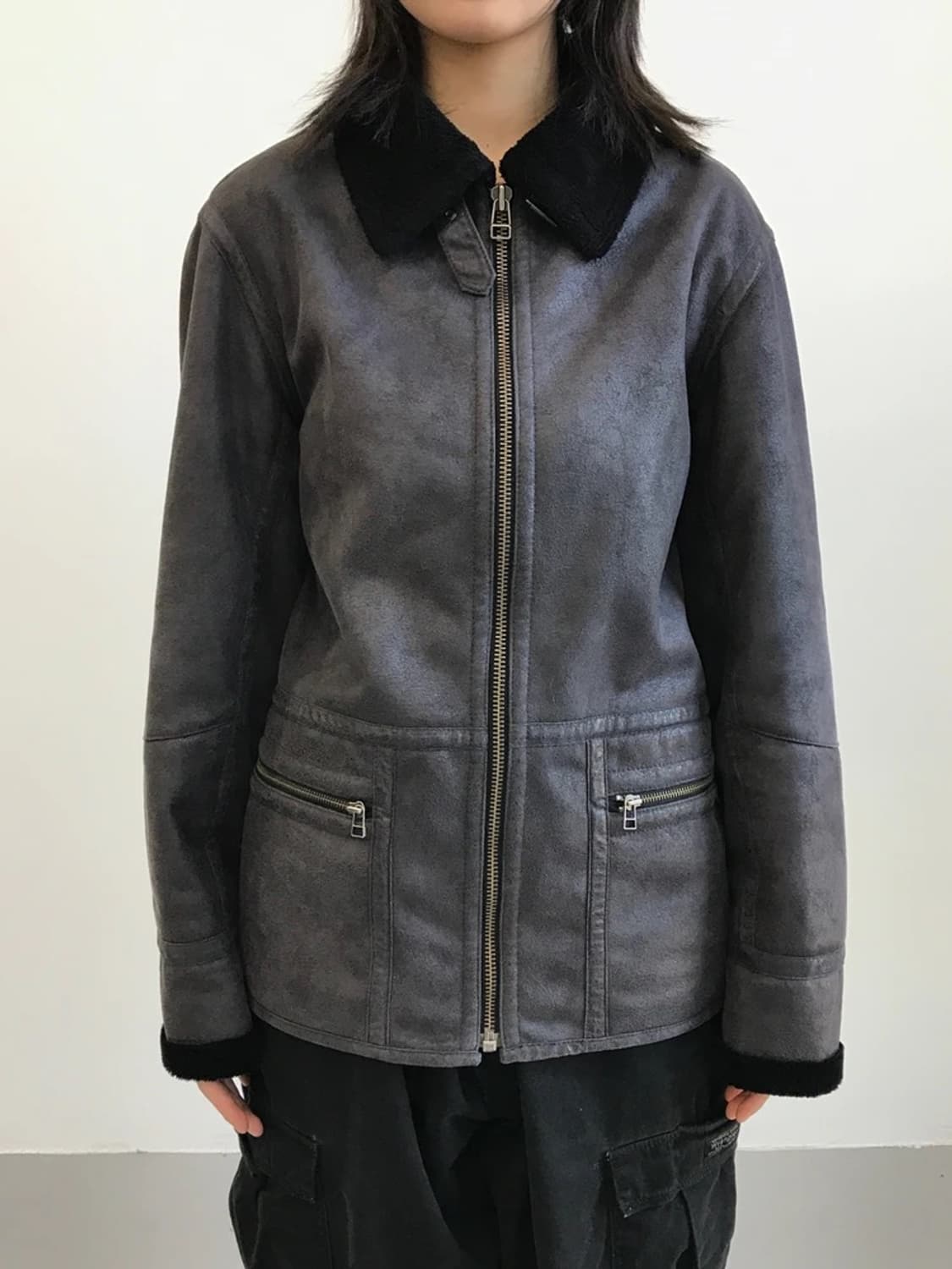 Seduction de Nicole Boa Lined Zip Jacket 상품이미지1