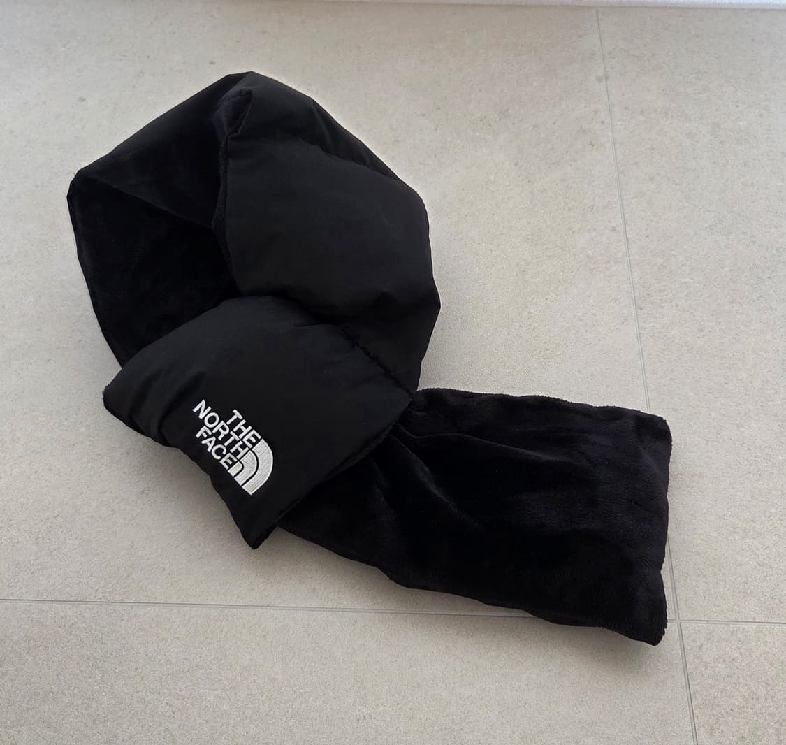 노스페이스 패딩 목도리 블랙 상품이미지5