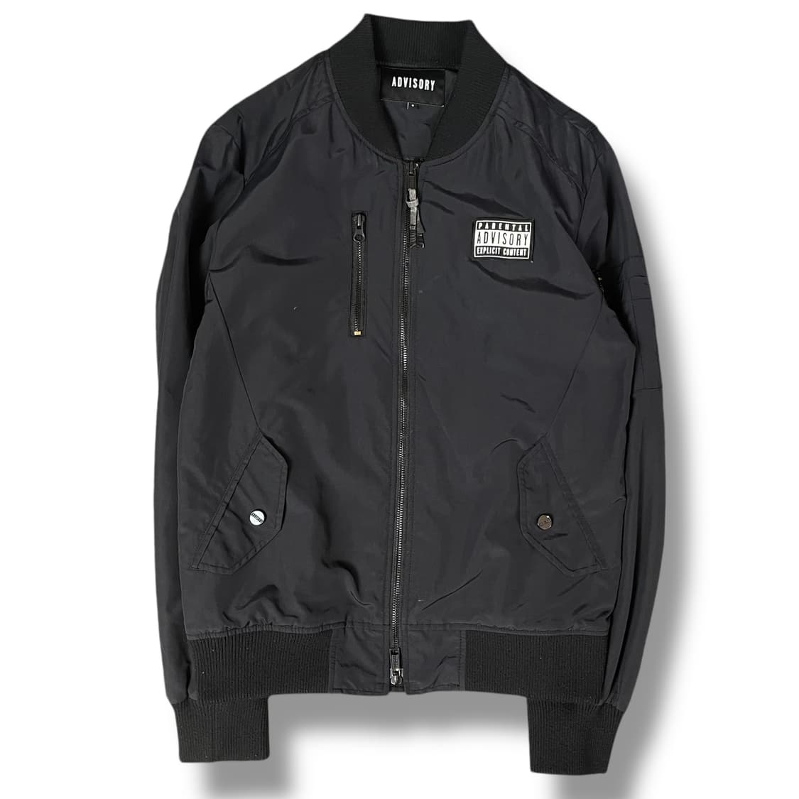 어드바이저리 빅로고 블랙 항공 점퍼 S 상품이미지1