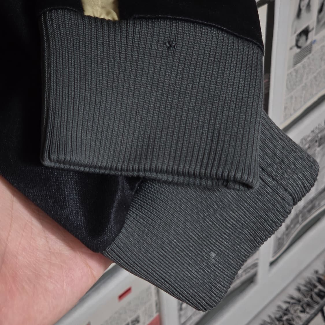 푸마 배색 블랙 트랙탑 져지 상품이미지8