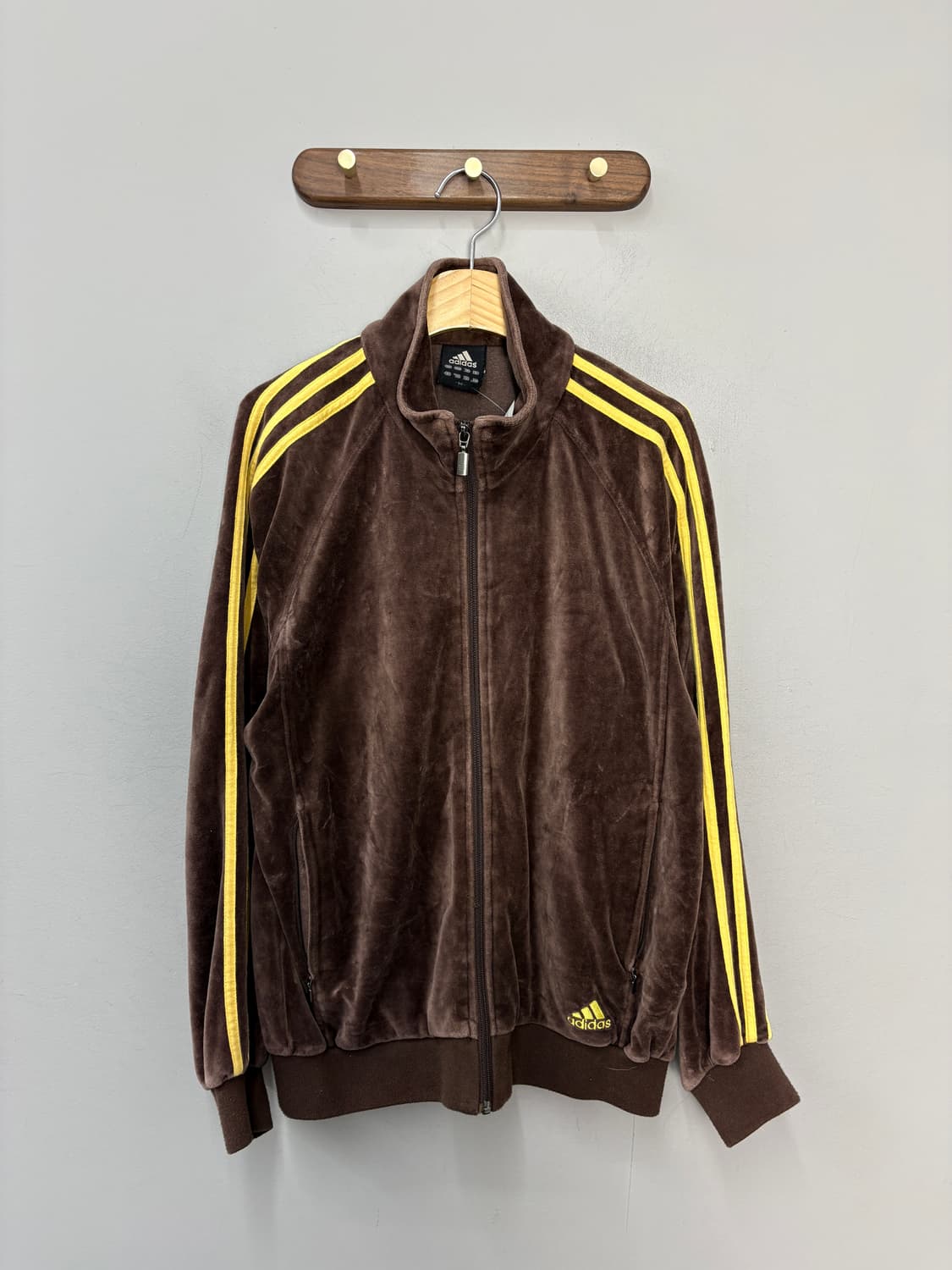 아디다스 벨벳 브라운 벨로아 트랙자켓 A3680 상품이미지2