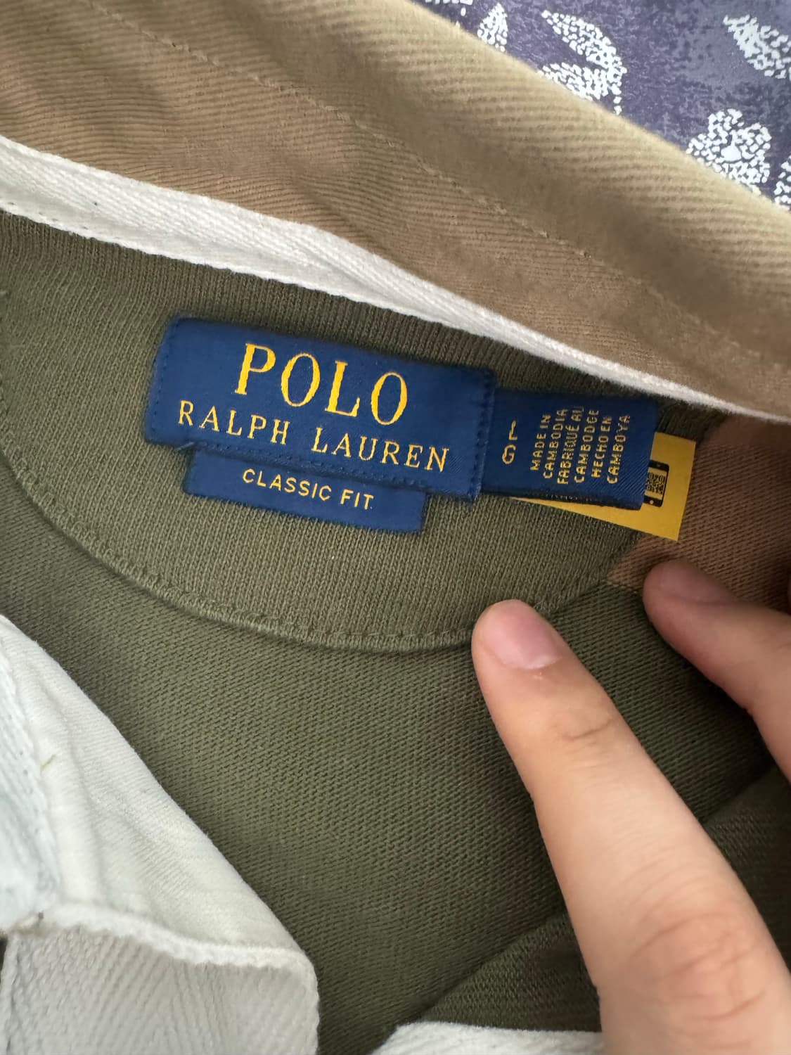 [L, 105] 폴로 25시즌 럭비티 카키/올리브 클래식핏 상품이미지4