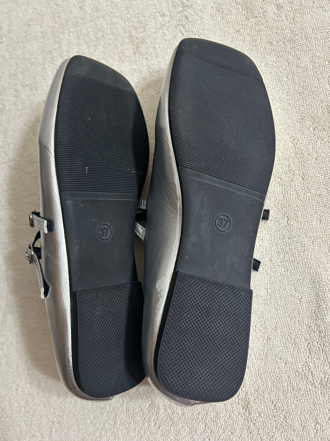 메리제인 실버 플랫슈즈(235mm) 상품이미지5