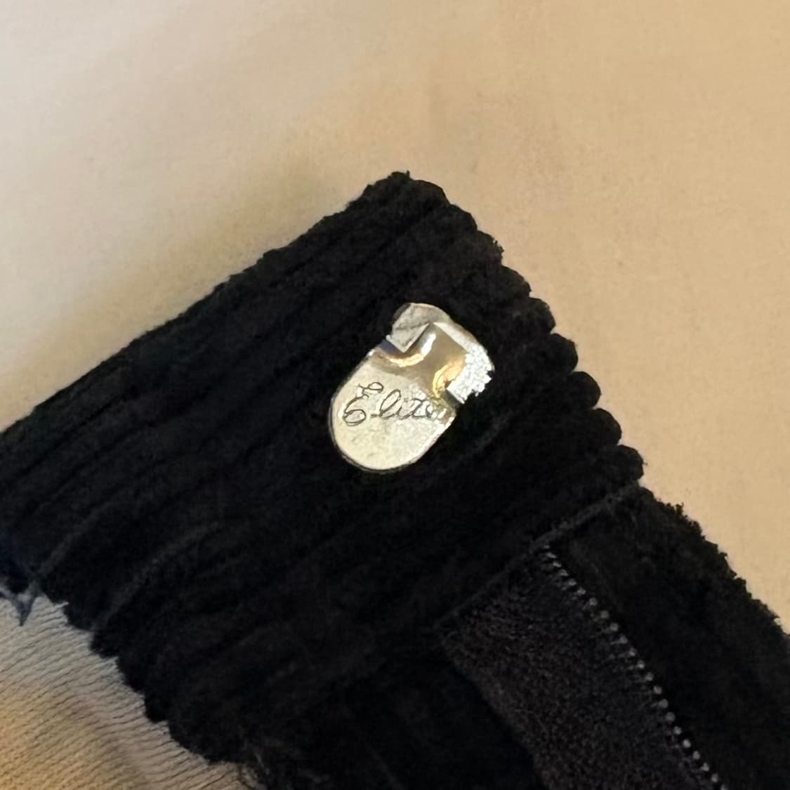 (33) 70s USA CB 블랙 투턱 코듀로이 팬츠 상품이미지7