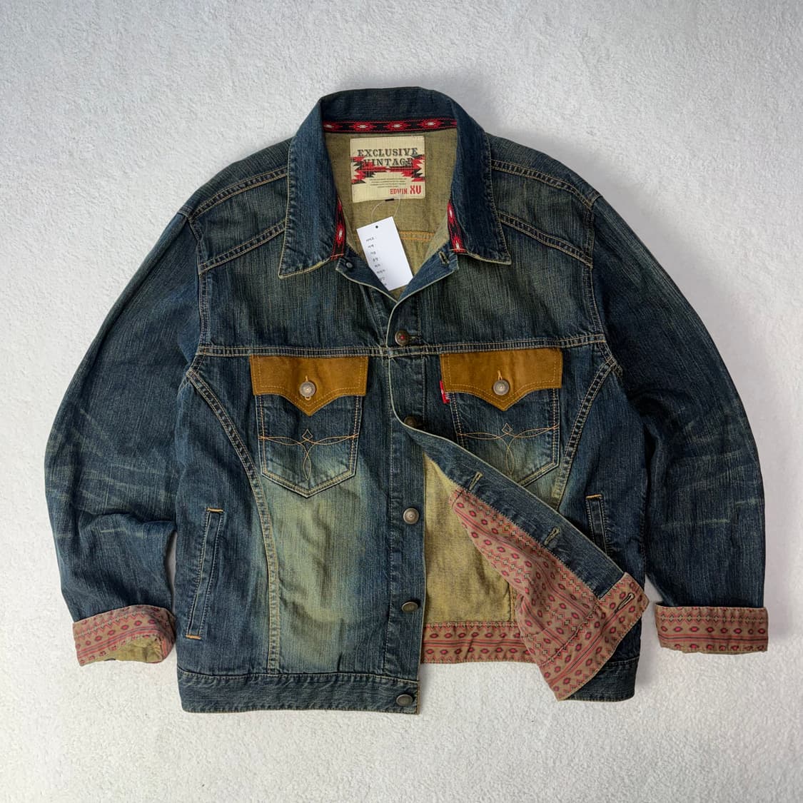 에드윈 웨스턴 데님 트러커 자켓  상품이미지2