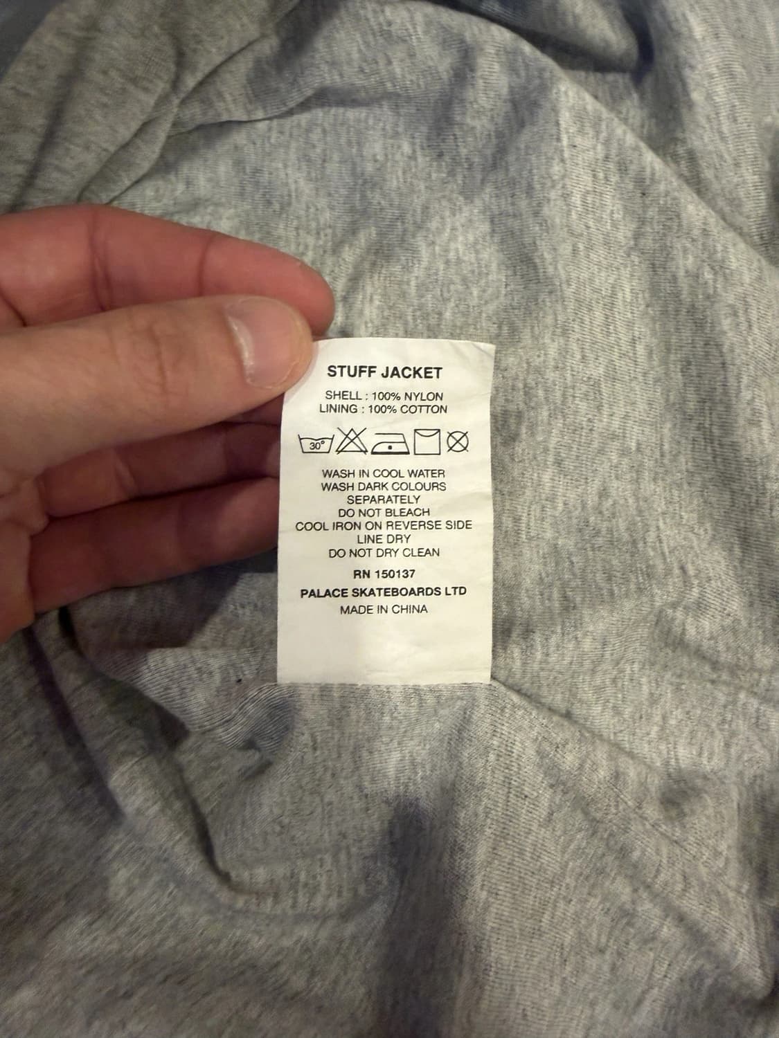 17SS 팔라스 스터프 코치 자켓 그레이 상품이미지4