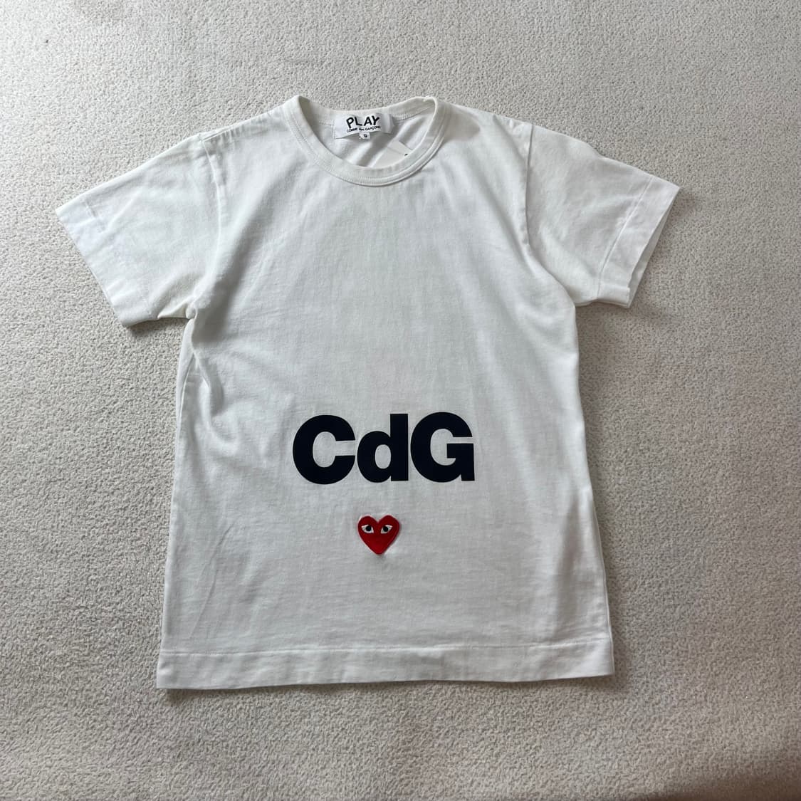 W 90 꼼데가르송 CDG 하트와펜 반팔 티셔츠 상품이미지1