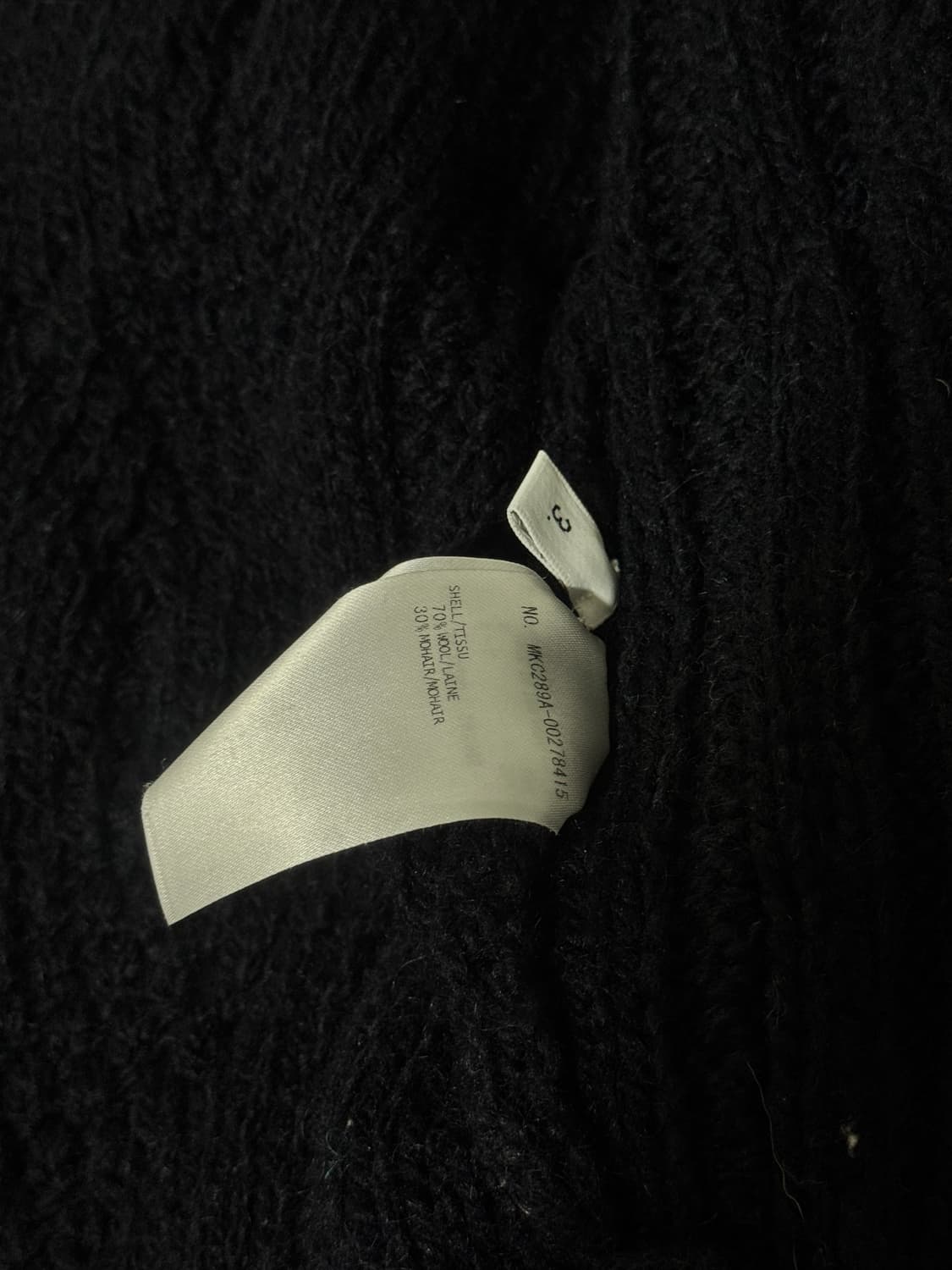 톰브라운 모헤어 네이비 가디건 상품이미지2