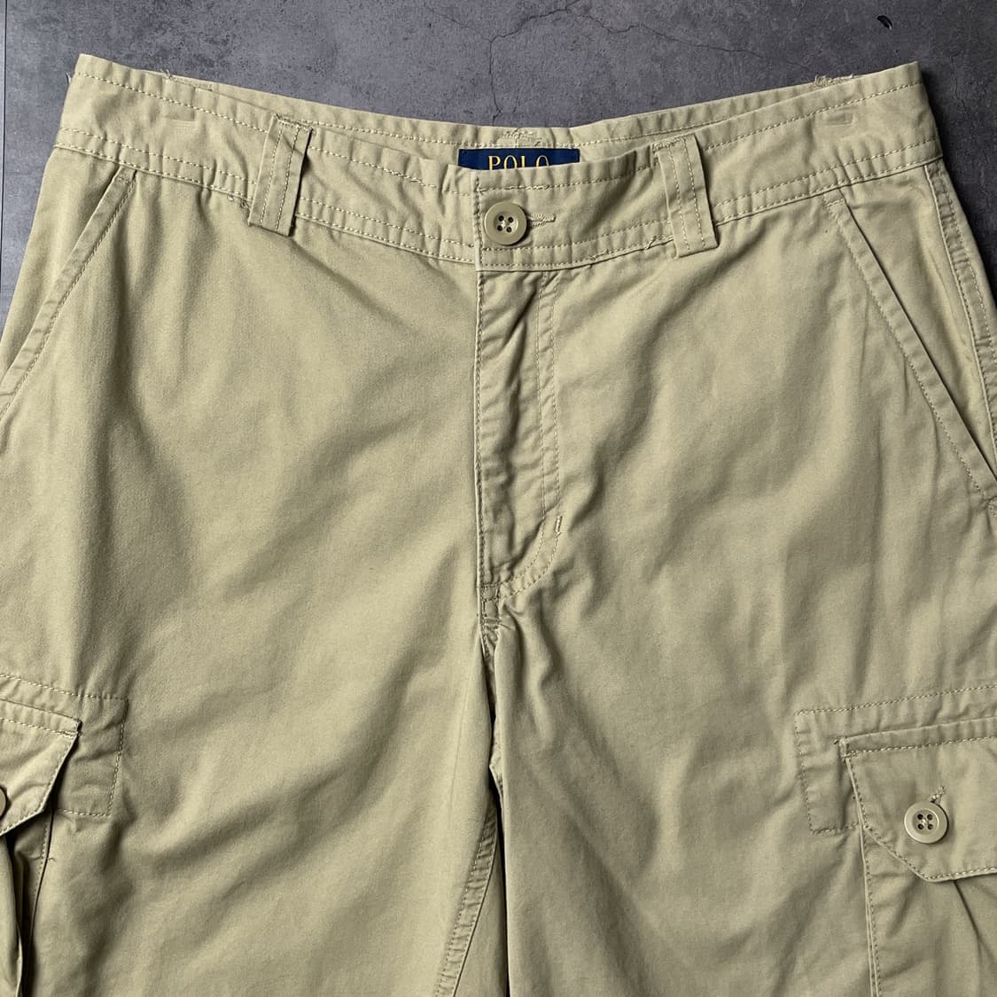 RALPH LAUREN 랄프로렌 빈티지 베이지 카고 하프팬츠 A00993 상품이미지2