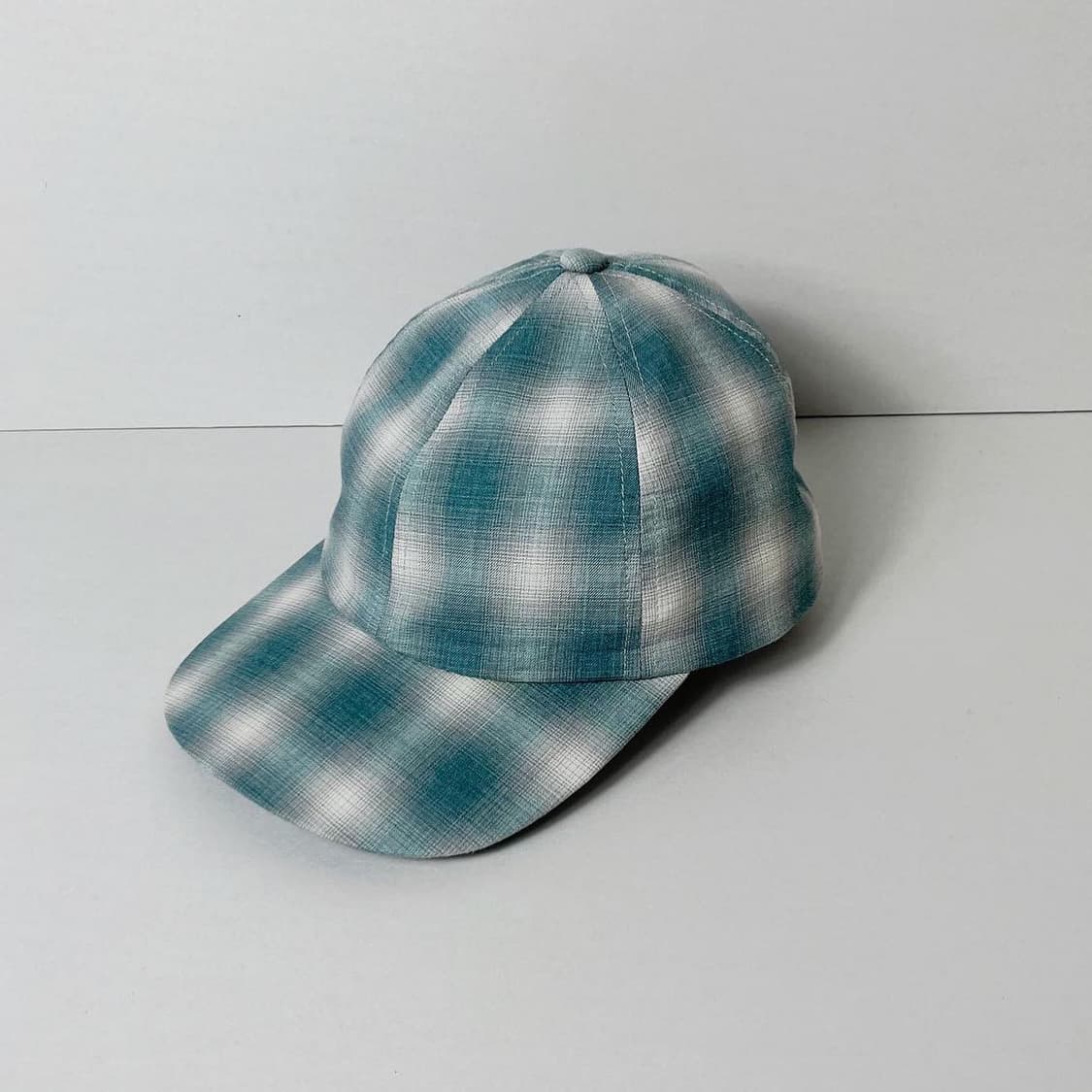 빔즈 옴브레 체크패턴 볼캡 상품이미지1