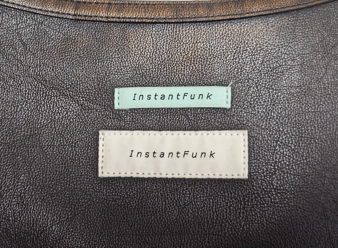 인스턴트펑크 빈티지 에코 레더 숄더백 상품이미지5