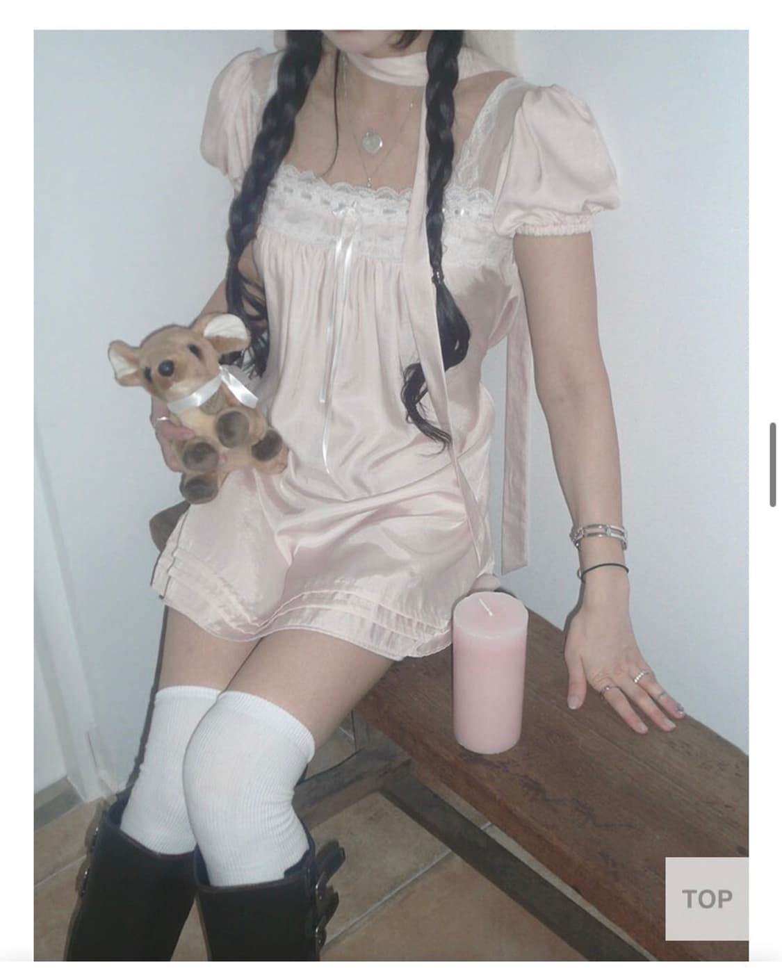 (구함) 엔젤넘버555 엔넘파 러블리 돌 베이비 원피스 드레스 상품이미지1