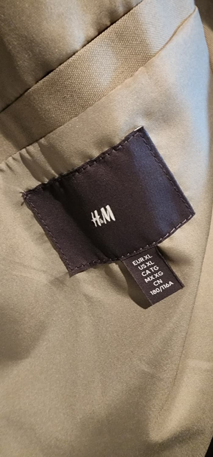 H&M 연그린 트렌치코트 XL 상품이미지5