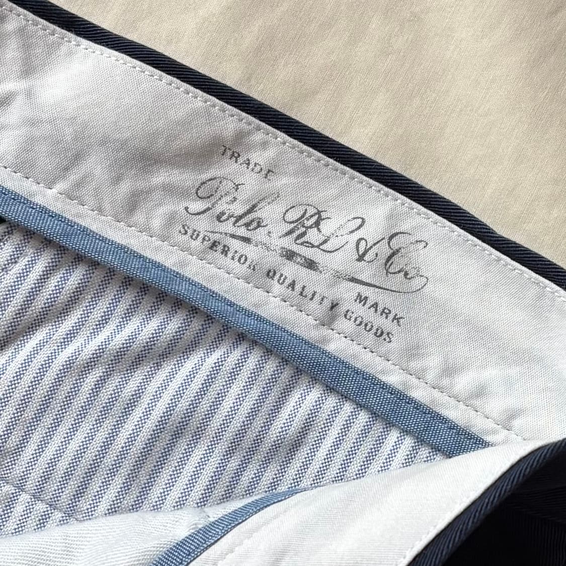 [32] 폴로 랄프로렌 커스텀핏 네이비 치노 팬츠 상품이미지5