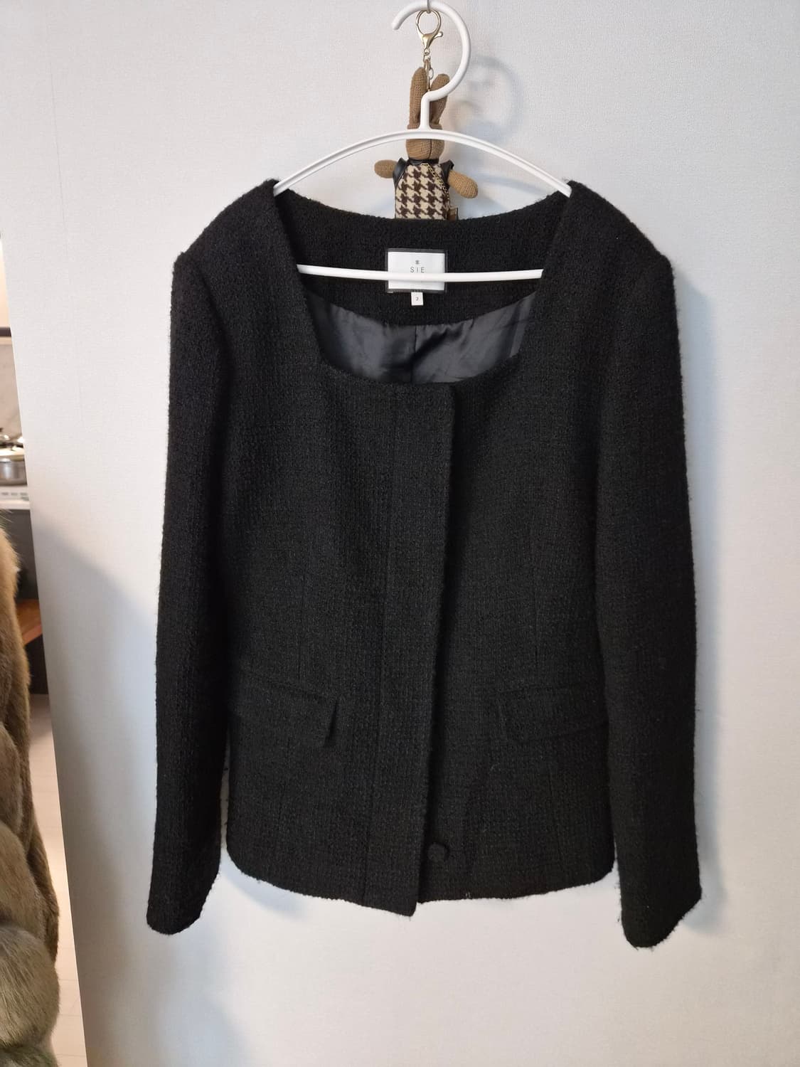 [SIE] 시에 스퀘어넥 트위드 자켓 상품이미지2