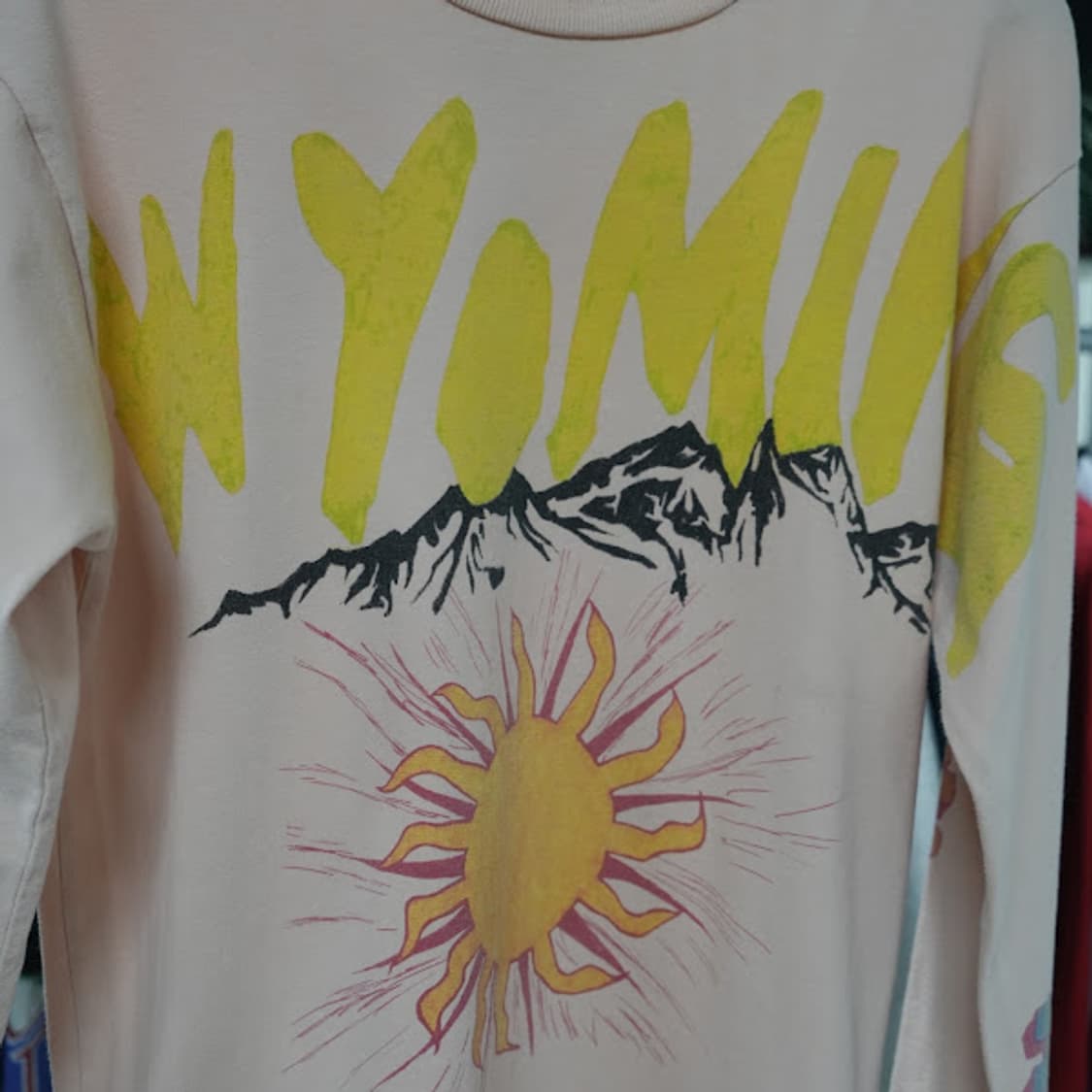 2018년 칸예 웨스트 Wyoming KKW 리스닝 파티 긴팔 티셔츠 상품이미지3
