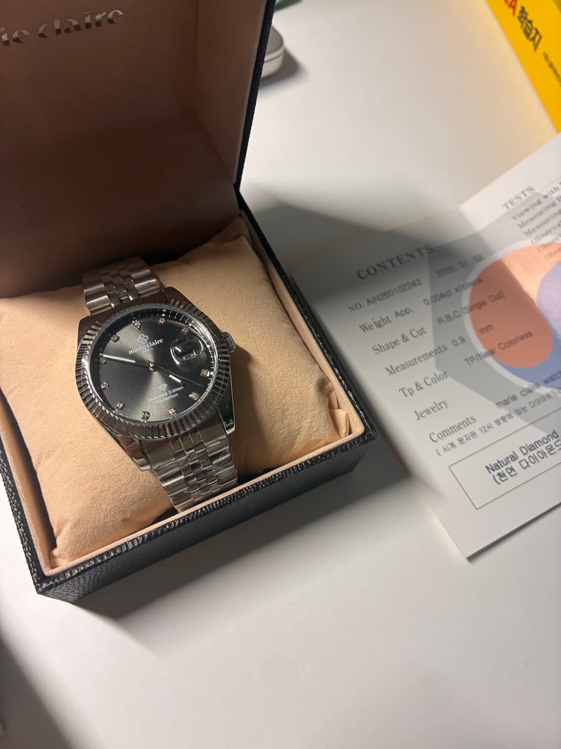 마리끌레르 다이아 시계 상품이미지1