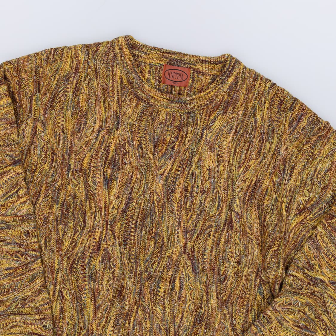 M정도 니트피아 이태리 에스닉패턴 빈티지 니트 4196 상품이미지3