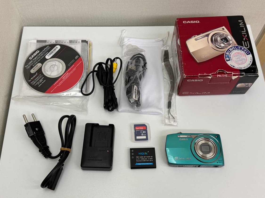 풀박)카시오 엑슬림 z2300 (exilim ex-z2300) 민트 상품이미지2