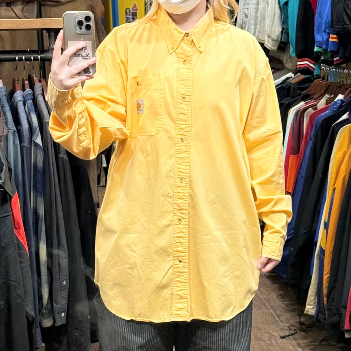 [HI] 칼하트 긴팔셔츠 옐로우  상품이미지2