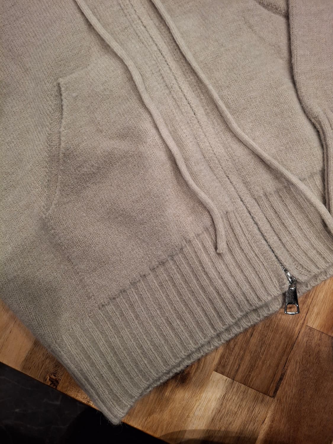 (마지막특가) 에이지도르 니트 후드집업 상품이미지4