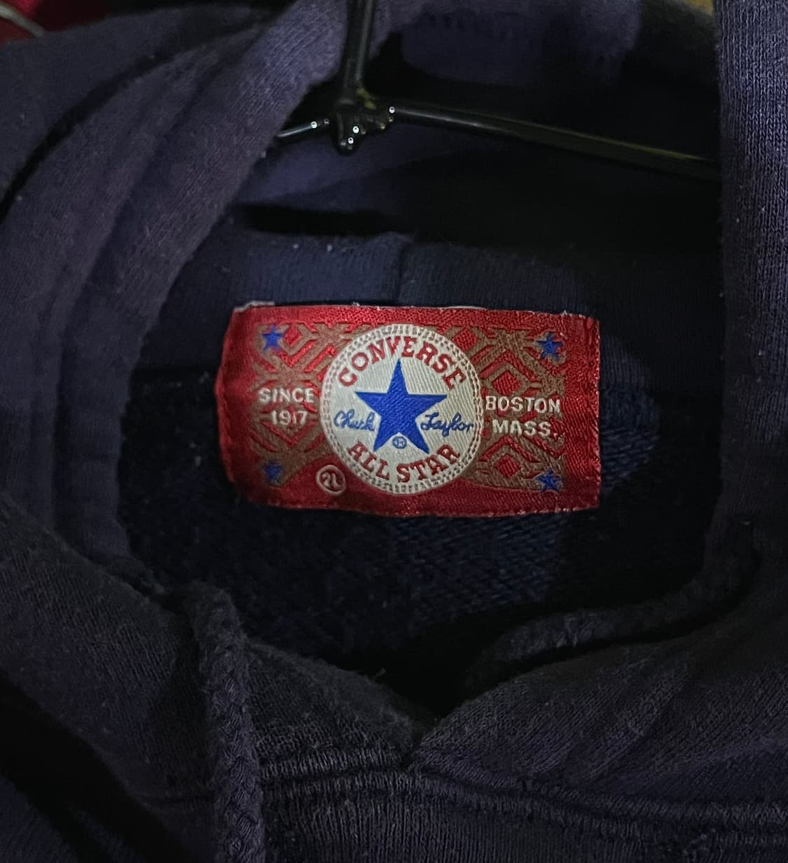 90s CONVERSE ALL STAR SUNFADED HOODIE 상품이미지4