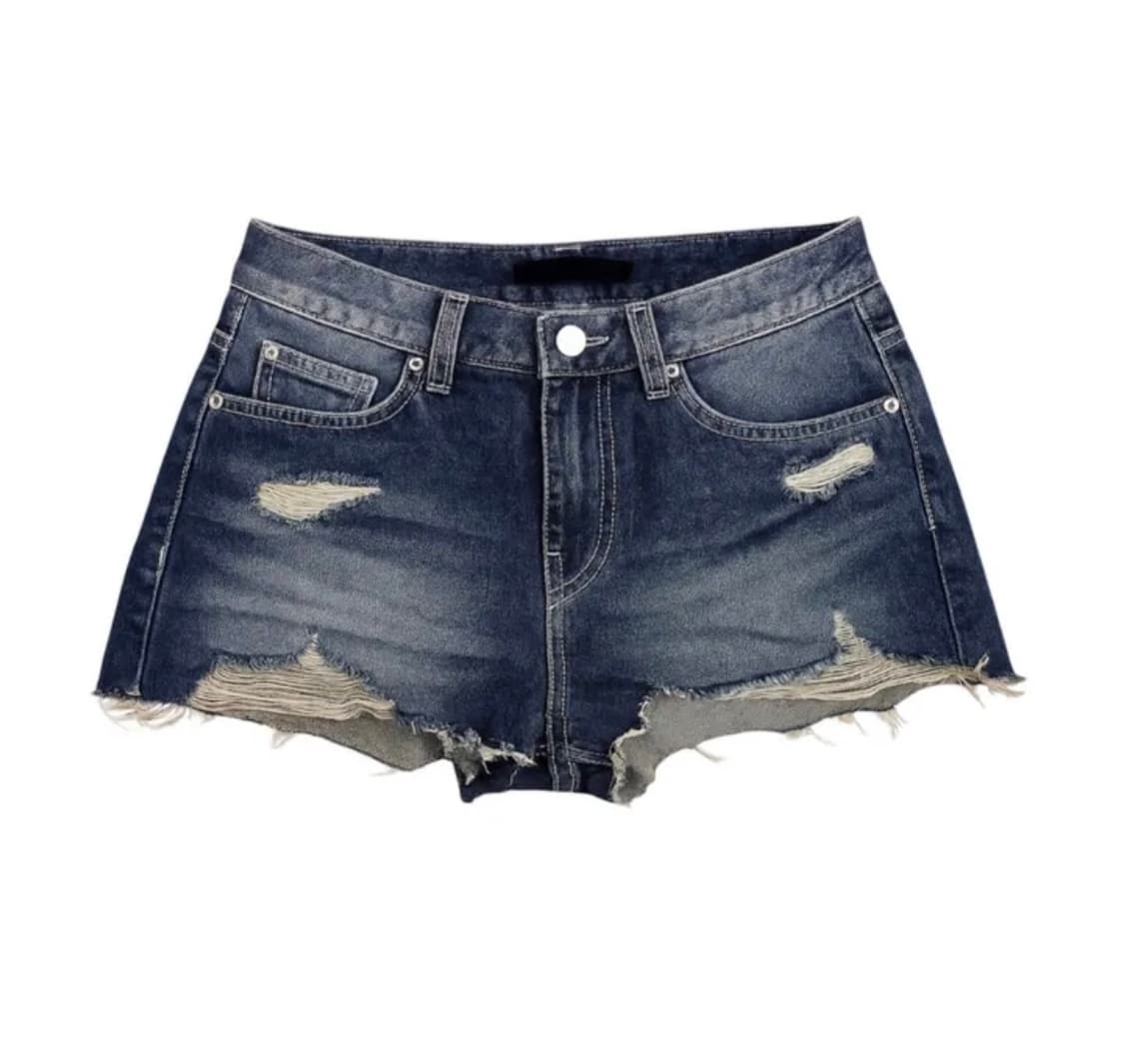 진청 데미지 숏팬츠  상품이미지1