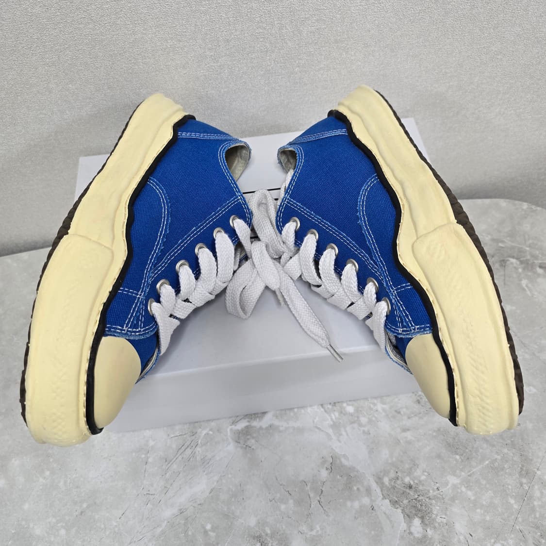 메종 미하라야스히로 피터슨 스니커즈 신발 43사이즈 블루 판매 상품이미지4