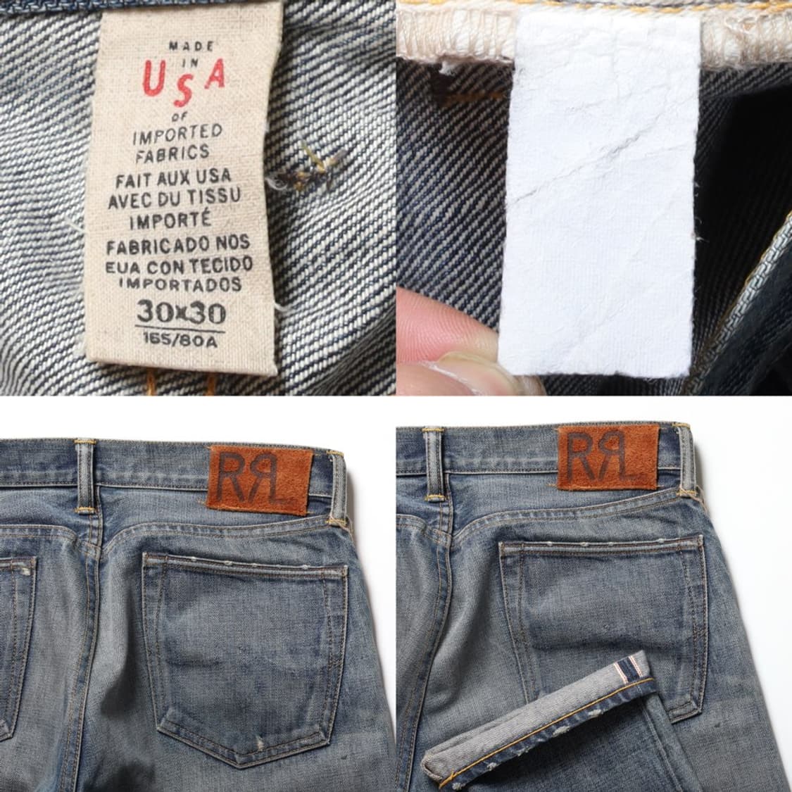 더블알엘 RRL Low Straight Selvedge Denim 
 상품이미지9