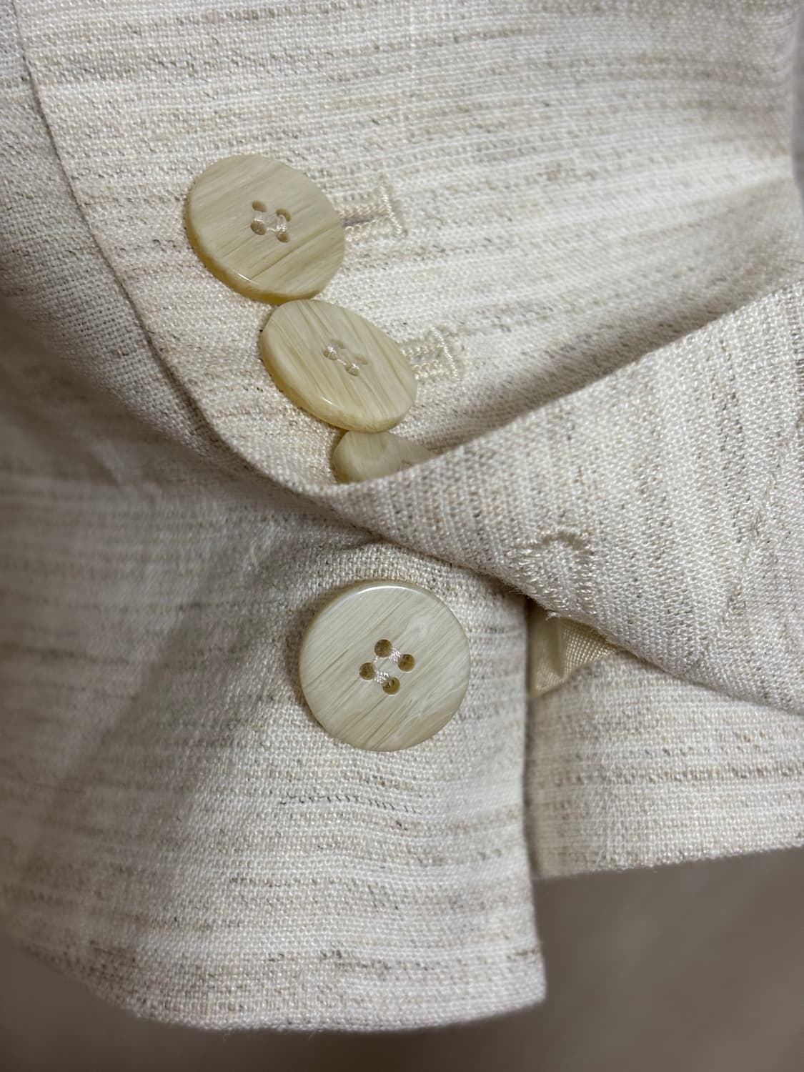 띠어리 여성 린넨자켓 0사이즈/아이보리 상품이미지4
