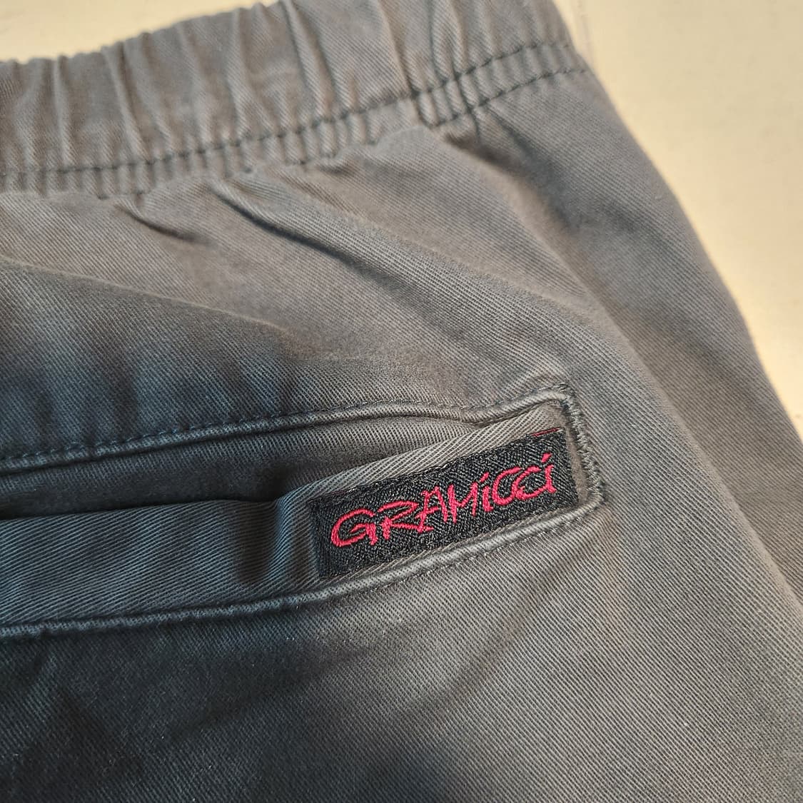 그라미치 다크 그레이 코튼 팬츠 상품이미지5