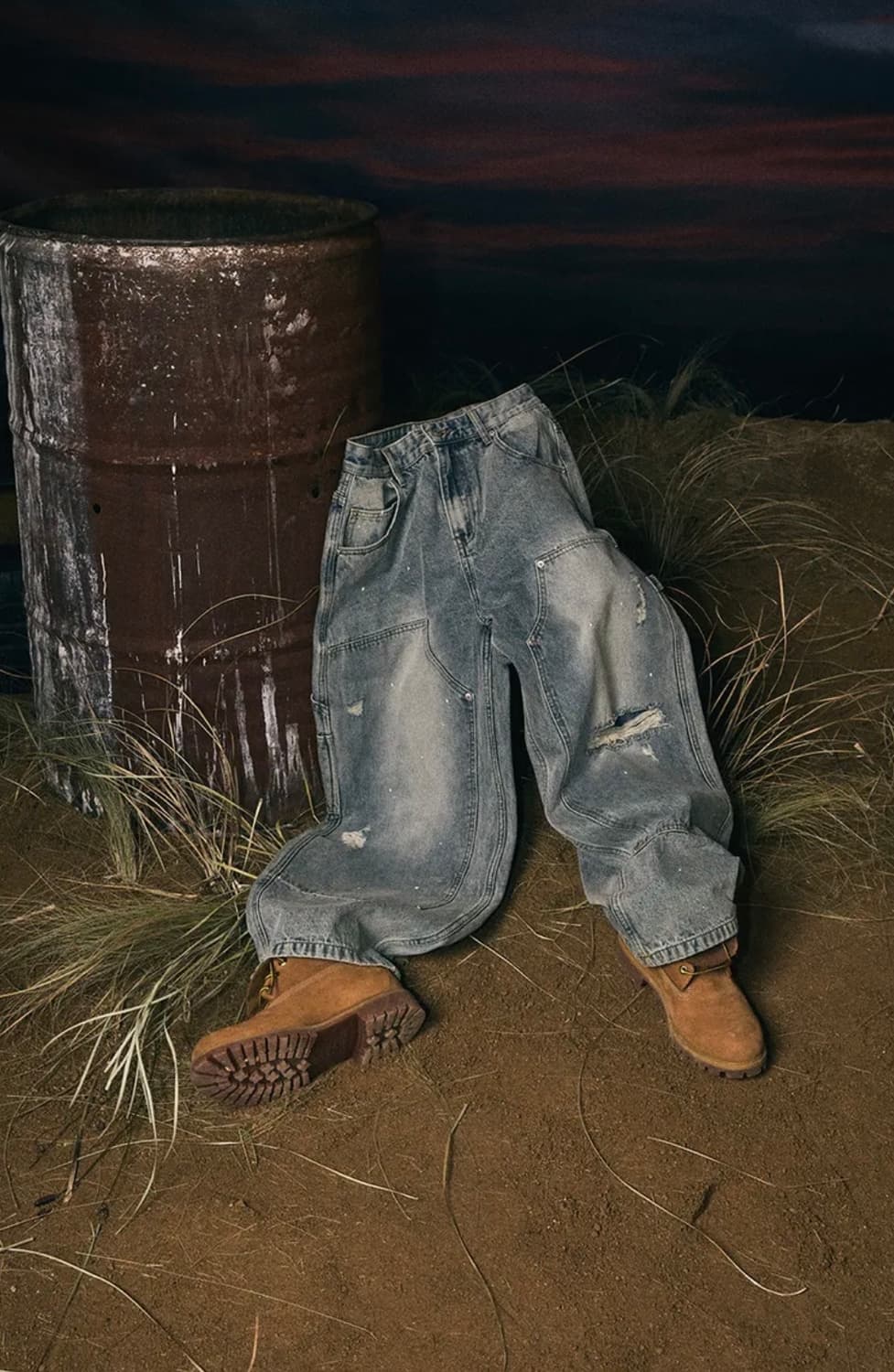 [텍 제거 새상품] 어널러코드 Painting Carpenter 데님 상품이미지7