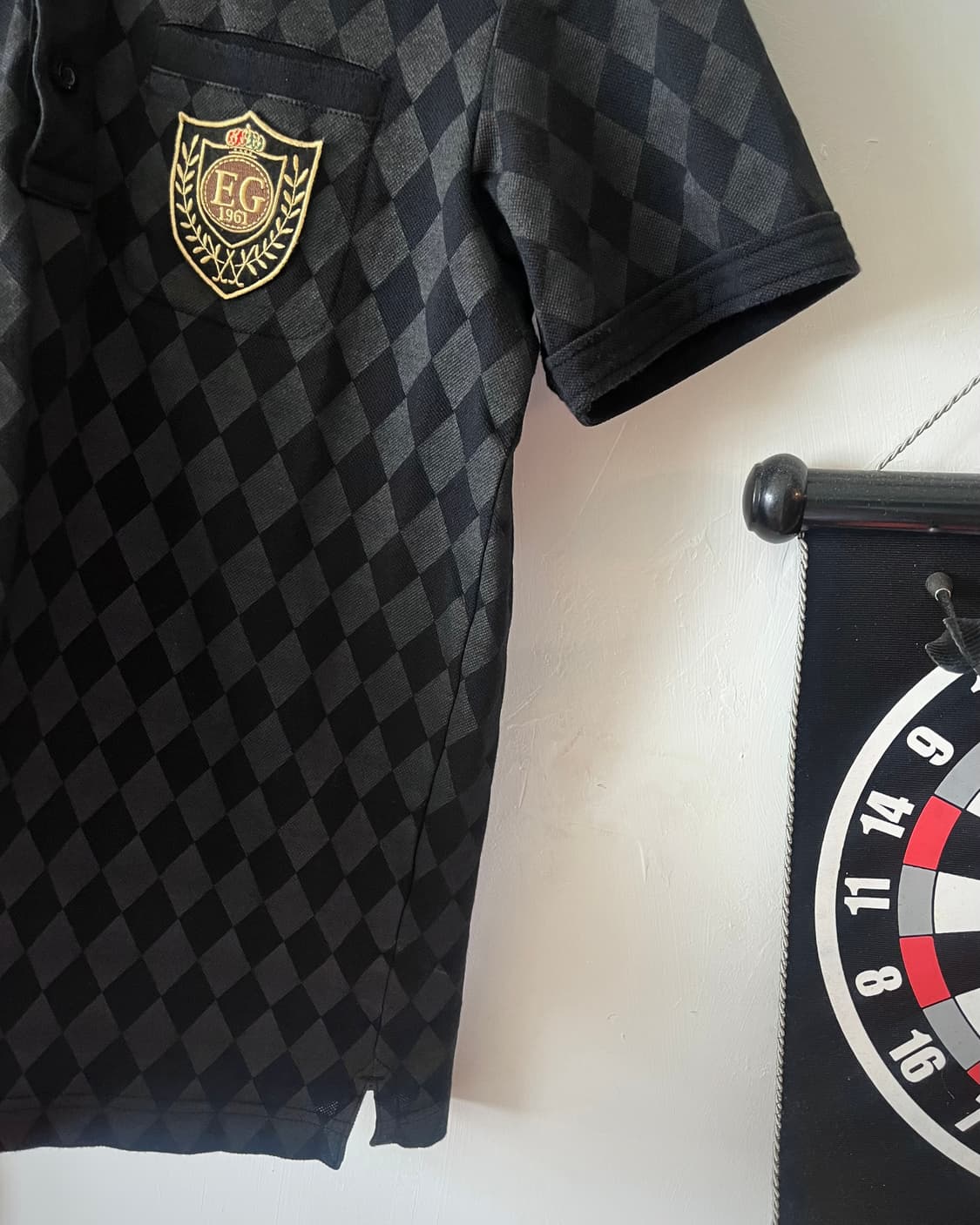 EDWIN Vintage Gothic Argyle 1/2 PK-Shirt 상품이미지6