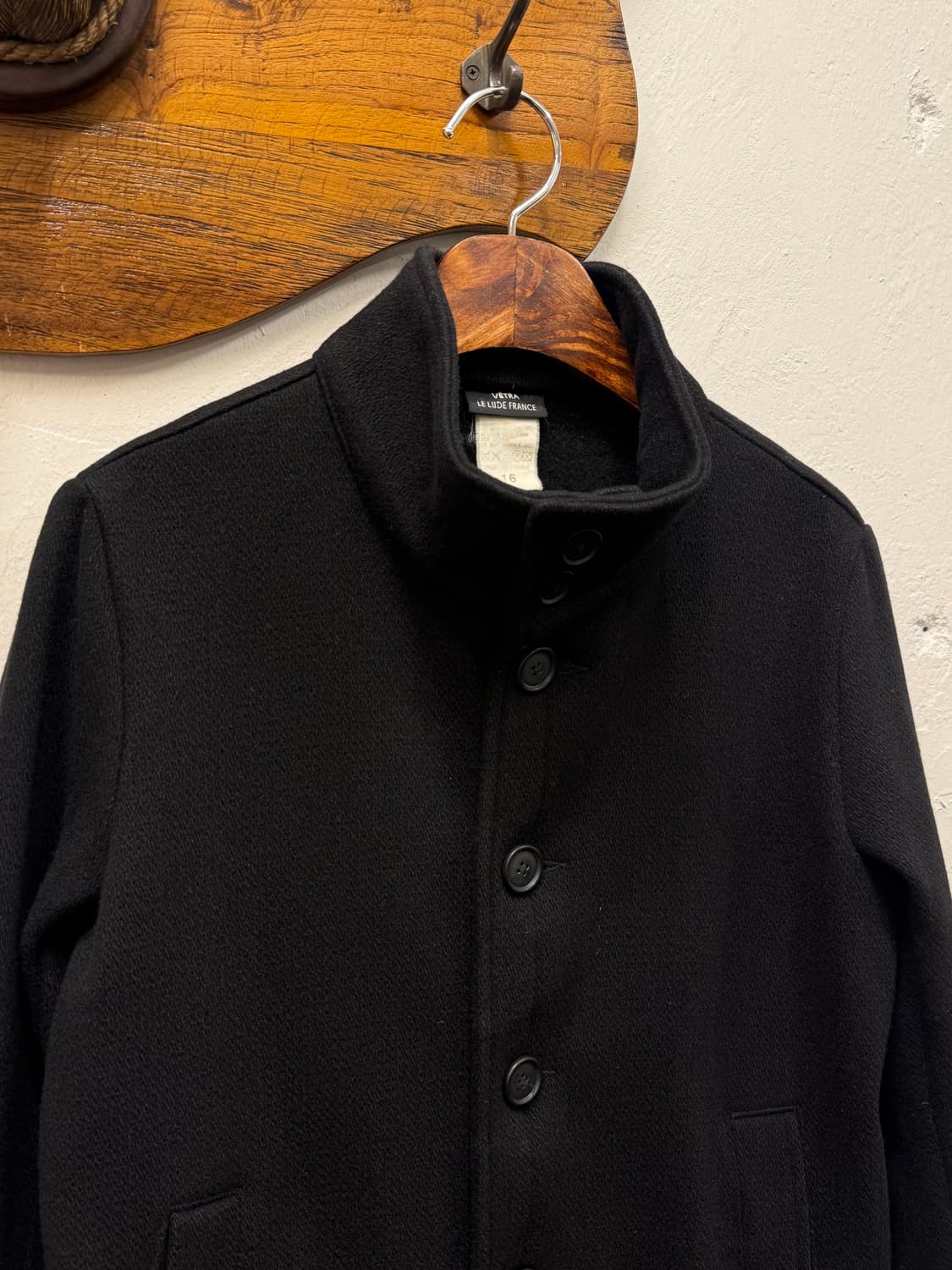 Vétra Wool Blend Stand Collar Work Jacke 상품이미지1