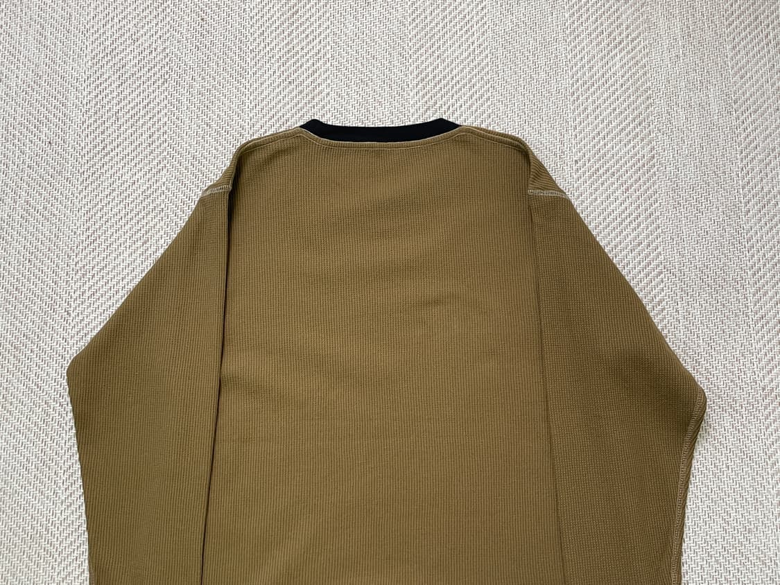 빈티지 헨리넥 거셋 브라운 롱슬리브  상품이미지7