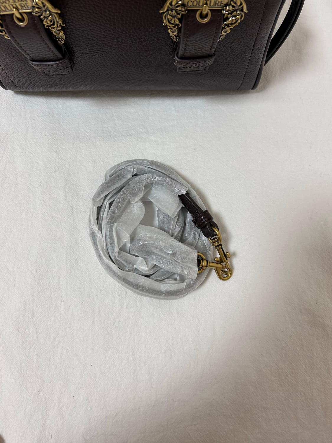 베르사체 진 쿠튀르 미니 보스턴백 브라운 상품이미지7