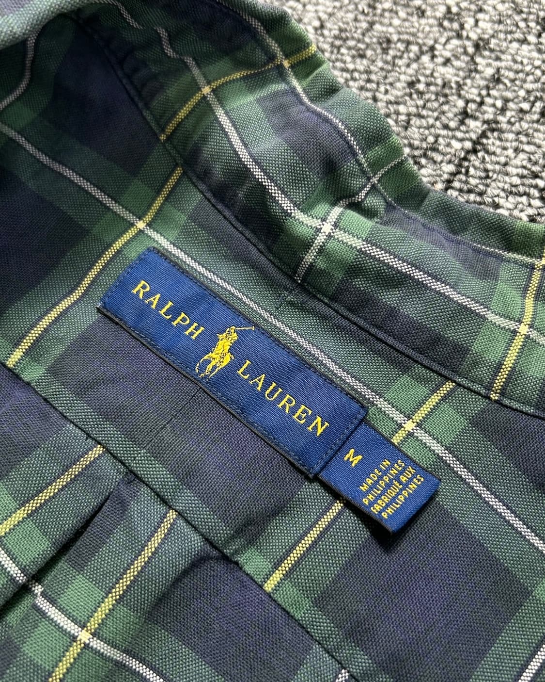 폴로 랄프로렌 체크 패턴 클래식핏 셔츠  상품이미지8