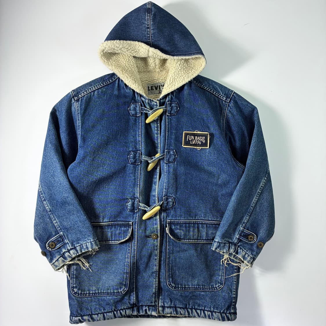 Levi's  리바이스 80,s 데님 더플 코트   상품이미지2