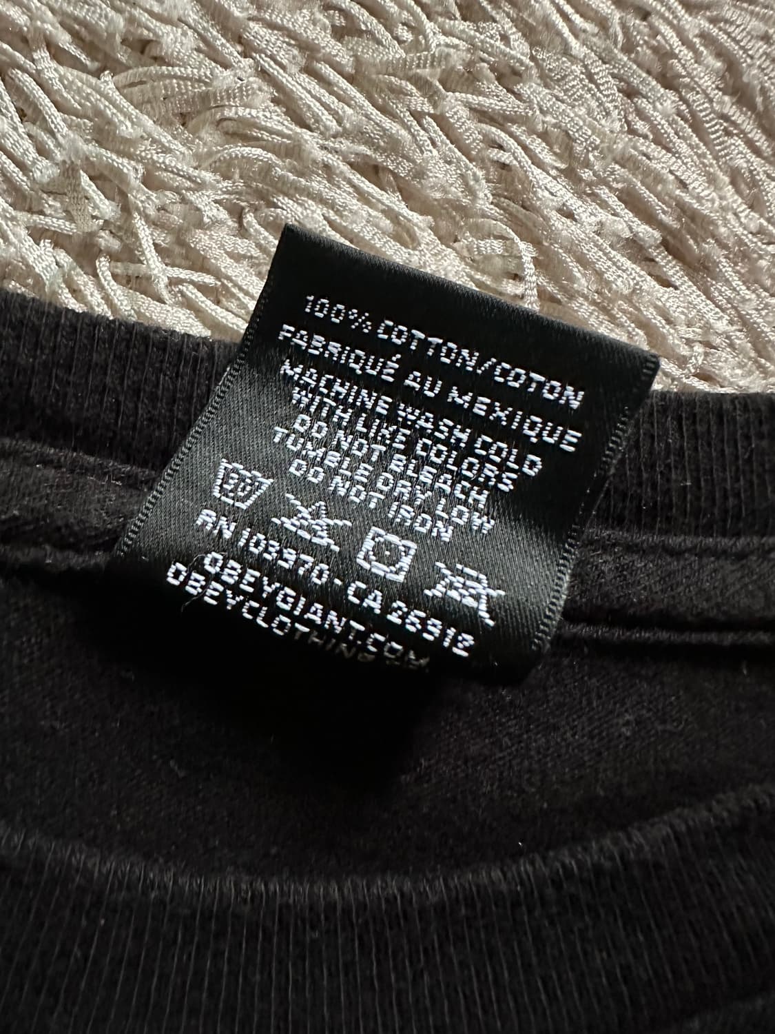 오베이 OBEY 디센트 스탠다드 반팔 티셔츠 M 상품이미지7