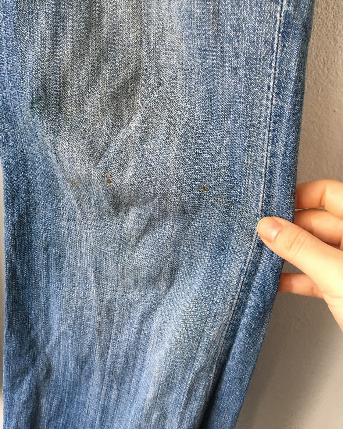 Back pocket point denim pants 상품이미지5