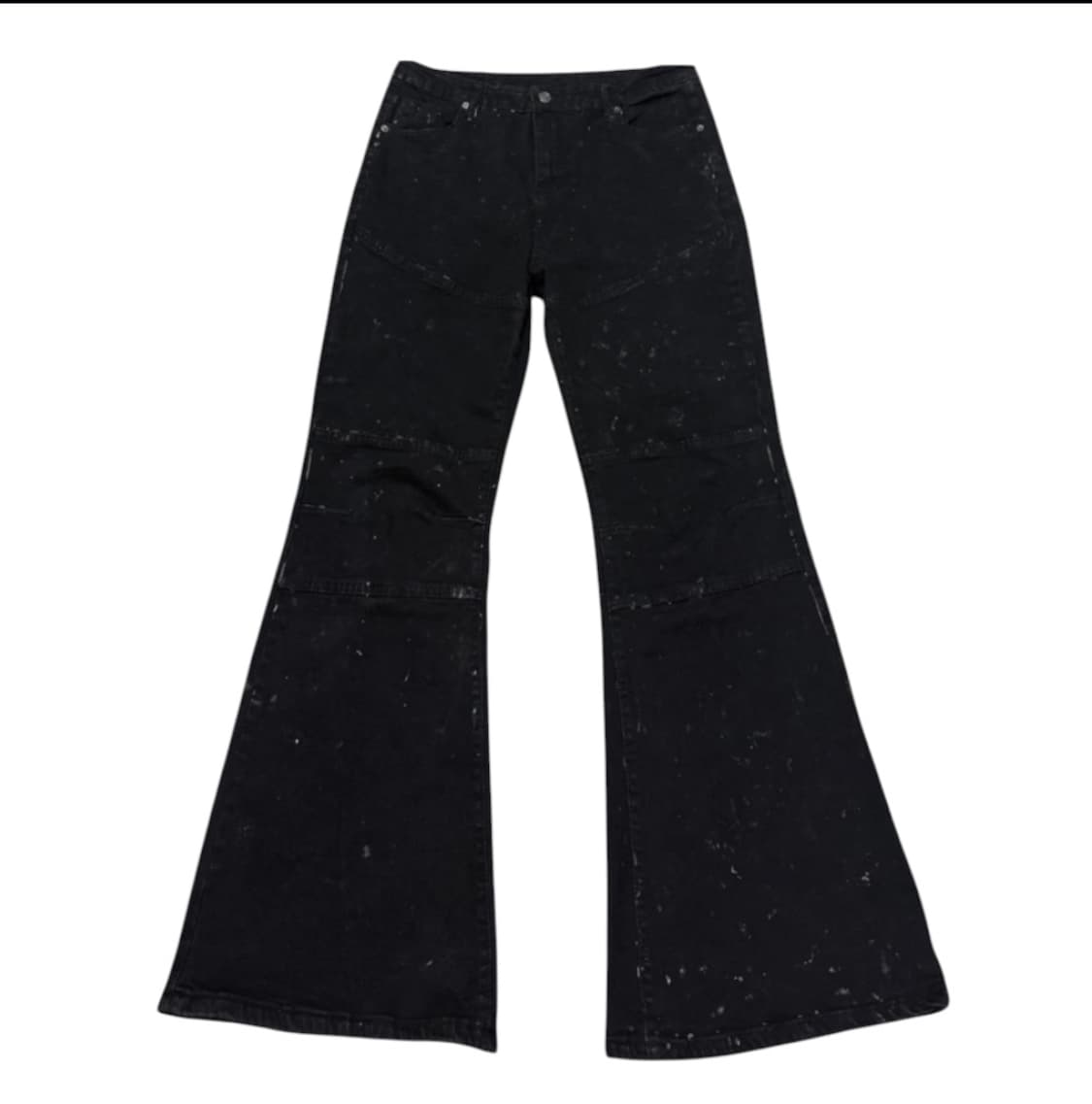 FE.made 코팅 더티 왁스 플레어 팬츠  상품이미지1