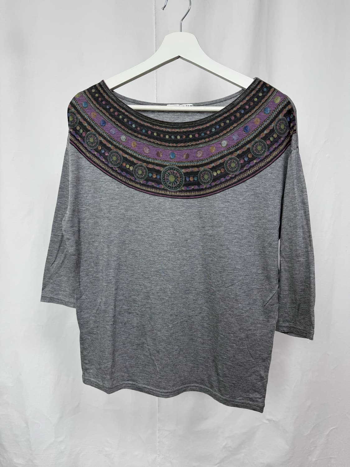 Vivienne tam printed long sleeve t-shirt 상품이미지1