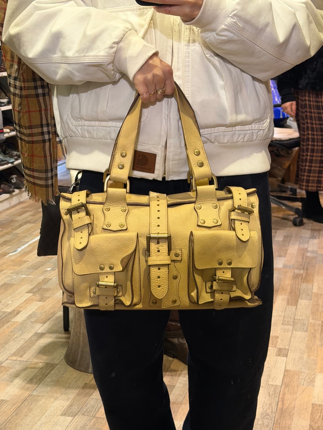 Mulberry Roxanne Handbag - Lemon 상품이미지1